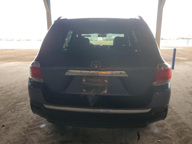 5TDZK3EH1DS131796 - 2013 TOYOTA HIGHLANDER BASE Կապույտ լուսանկար 6