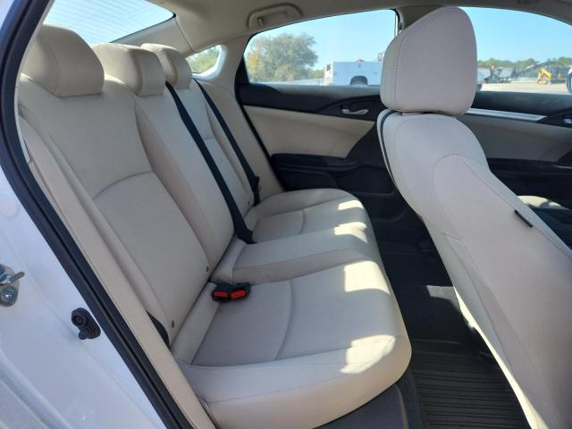 19XFC2F6XLE027369 - 2020 HONDA CIVIC LX WHITE photo 10