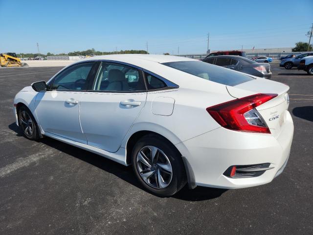 19XFC2F6XLE027369 - 2020 HONDA CIVIC LX WHITE photo 2