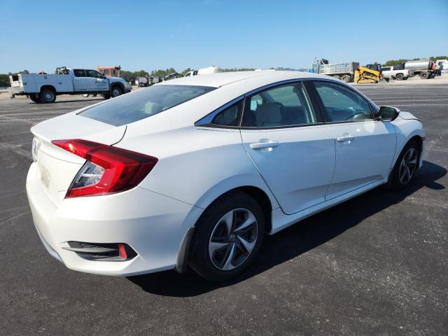 19XFC2F6XLE027369 - 2020 HONDA CIVIC LX WHITE photo 3