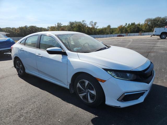 19XFC2F6XLE027369 - 2020 HONDA CIVIC LX WHITE photo 4