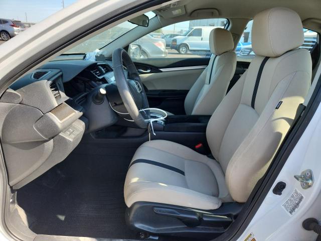 19XFC2F6XLE027369 - 2020 HONDA CIVIC LX WHITE photo 7