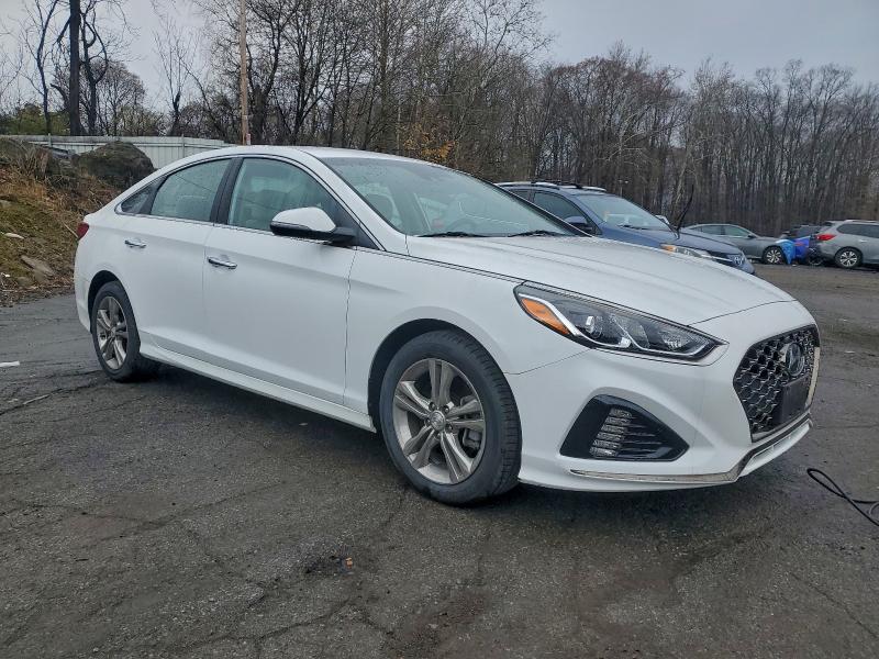 5NPE34AF9KH734536 - 2019 HYUNDAI SONATA LIMITED أبيض صورة 4