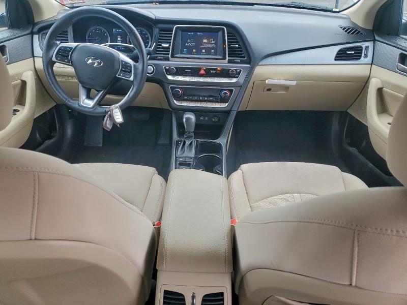 5NPE34AF9KH734536 - 2019 HYUNDAI SONATA LIMITED أبيض صورة 8