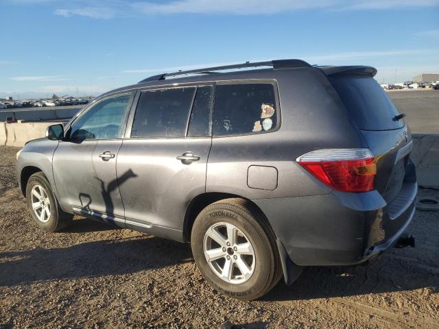 5TDBK3EH4AS024092 - 2010 TOYOTA HIGHLANDER CHARCOAL photo 2