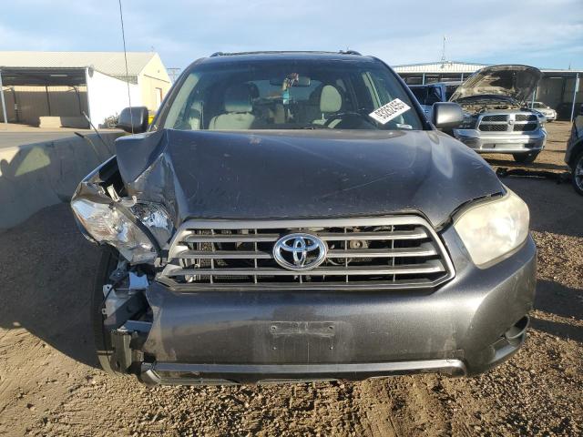 5TDBK3EH4AS024092 - 2010 TOYOTA HIGHLANDER CHARCOAL photo 5