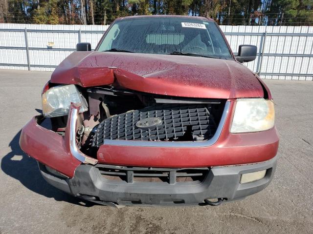 1FMPU16556LA03961 - 2006 FORD EXPEDITION XLT BURGUNDY photo 5