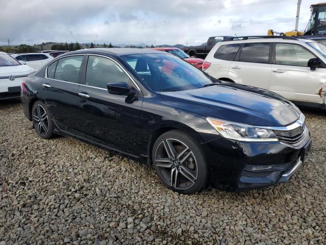 1HGCR2F50HA142096 - 2017 HONDA ACCORD SPORT BLACK photo 4