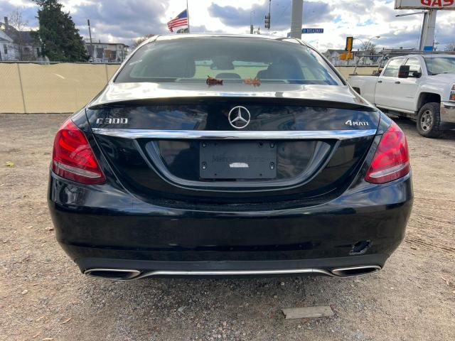 55SWF4KB4GU124894 - 2016 MERCEDES-BENZ C 300 4MATIC BLACK photo 12