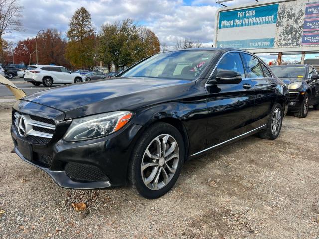 55SWF4KB4GU124894 - 2016 MERCEDES-BENZ C 300 4MATIC BLACK photo 2