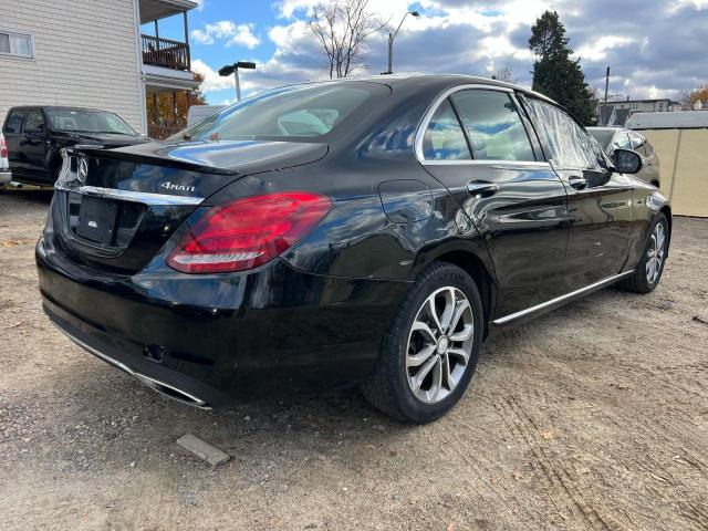 55SWF4KB4GU124894 - 2016 MERCEDES-BENZ C 300 4MATIC BLACK photo 4