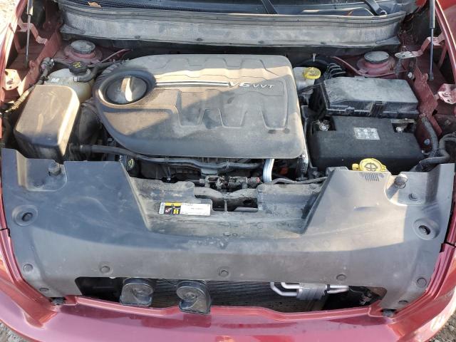 1C4PJMCS8HW664863 - 2017 JEEP CHEROKEE LATITUDE RED photo 12