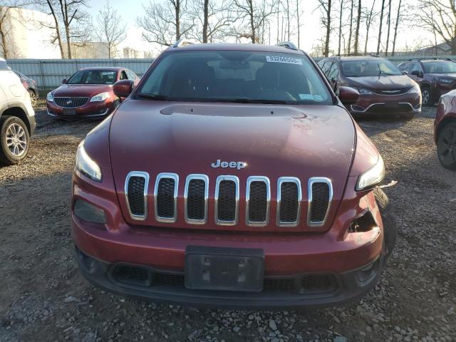 1C4PJMCS8HW664863 - 2017 JEEP CHEROKEE LATITUDE RED photo 5
