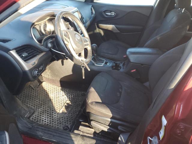 1C4PJMCS8HW664863 - 2017 JEEP CHEROKEE LATITUDE RED photo 7