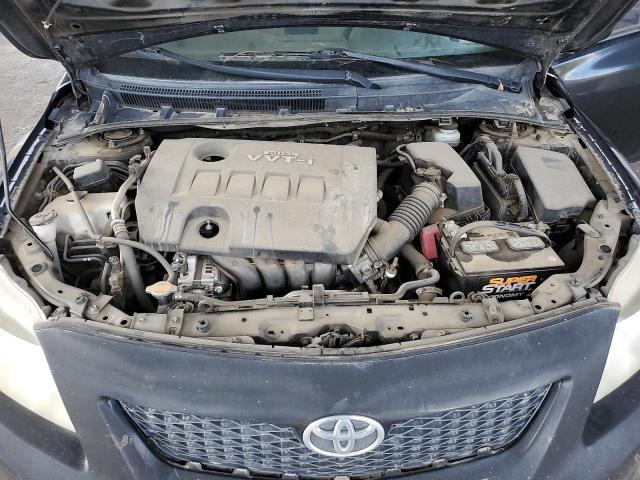 JTDBU4EE5AJ067634 - 2010 TOYOTA COROLLA BASE Чорний фото 11