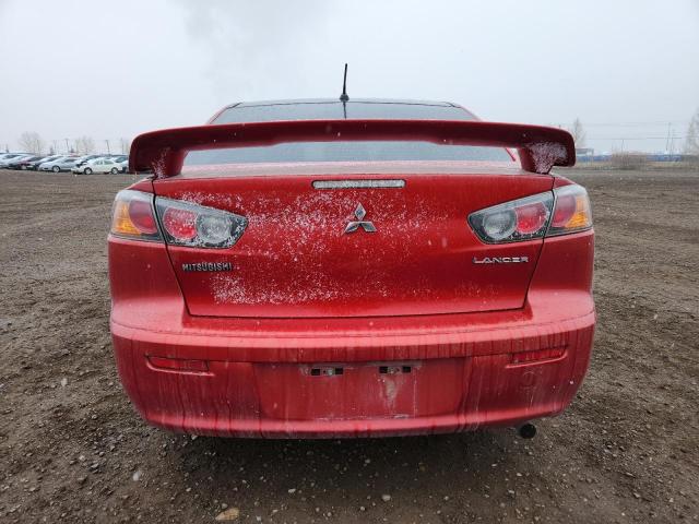 JA32U2FU9BU605566 - 2011 MITSUBISHI LANCER ES/ES SPORT წითელი ფოტო 6