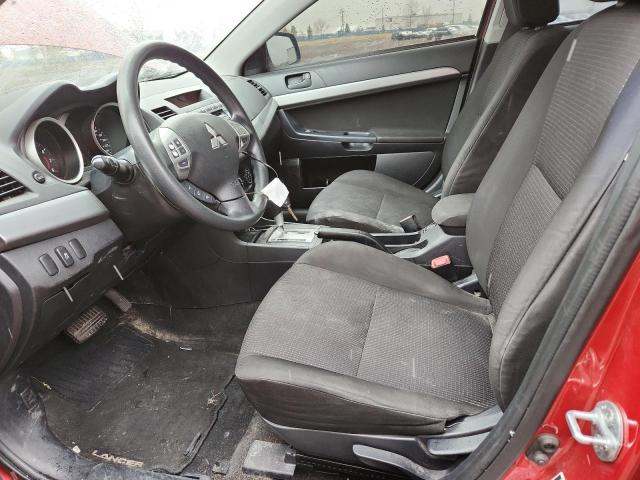 JA32U2FU9BU605566 - 2011 MITSUBISHI LANCER ES/ES SPORT წითელი ფოტო 7