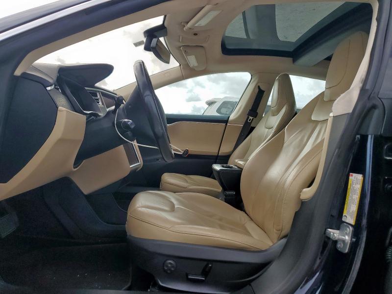 5YJSA1S12EFP48713 - 2014 TESLA MODEL S BLACK photo 7