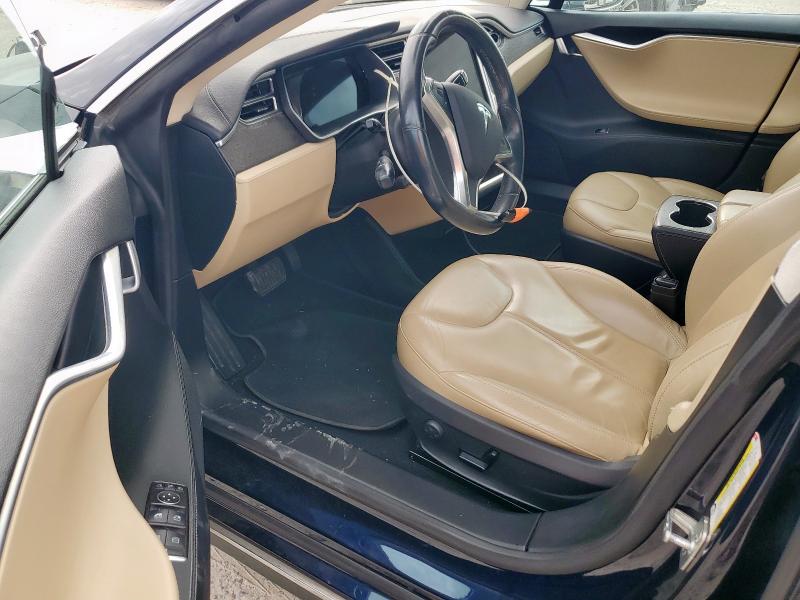 5YJSA1S12EFP48713 - 2014 TESLA MODEL S BLACK photo 8