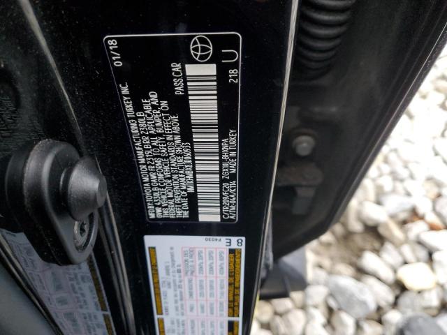 NMTKHMBX8JR060933 - 2018 TOYOTA C-HR XLE Чорний фото 13