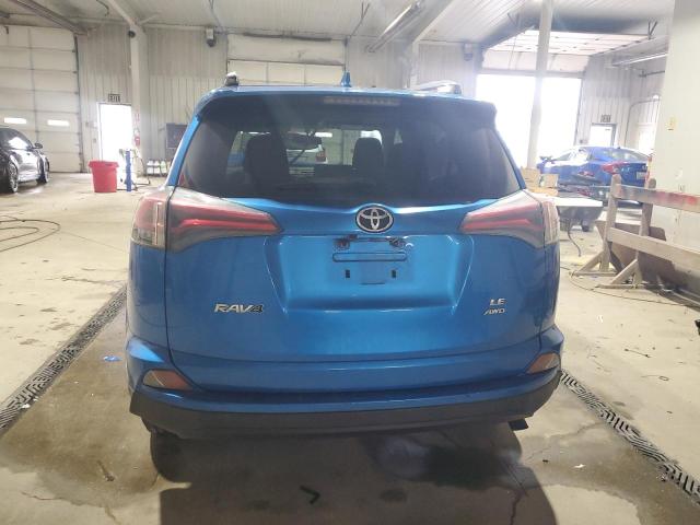 JTMBFREVXGJ101308 - 2016 TOYOTA RAV4 LE BLUE photo 6
