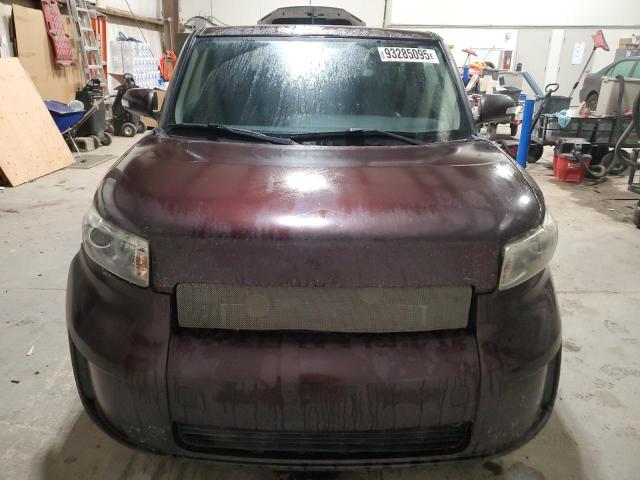 JTLKE50E381016075 - 2008 TOYOTA SCION XB Бордовий фото 5