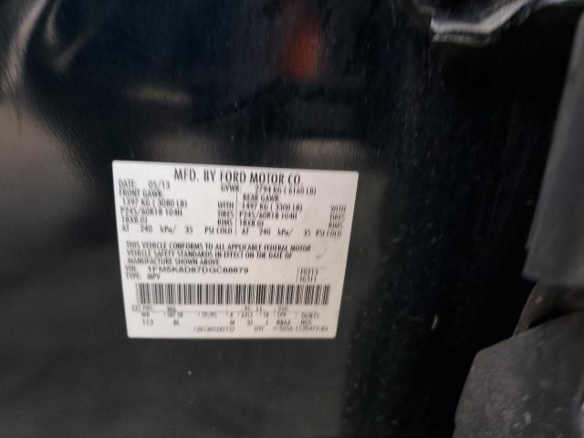 1FM5K8D87DGC88879 - 2013 FORD EXPLORER XLT Yaşıl foto 13