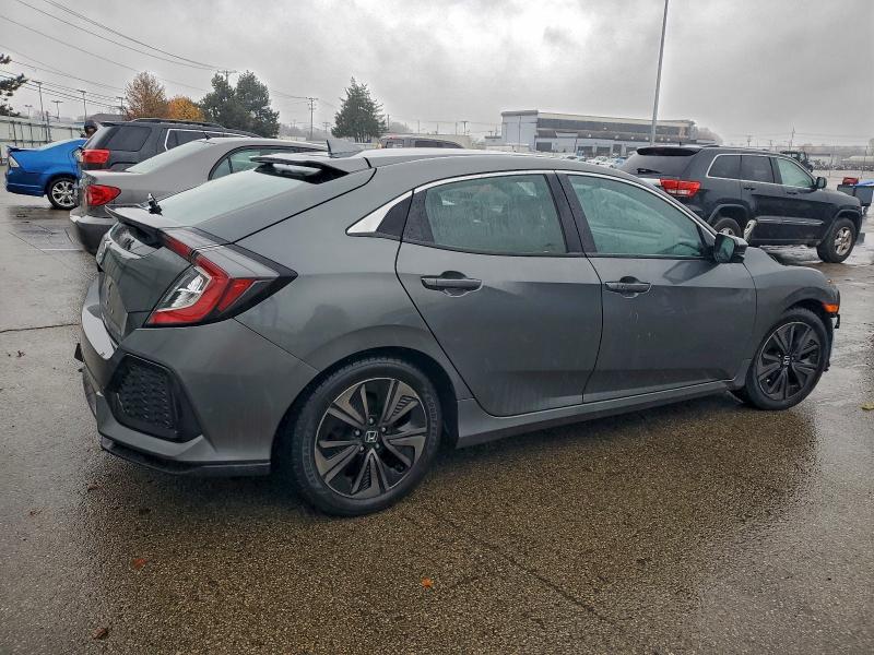 SHHFK7H57HU224407 - 2017 HONDA CIVIC EX GRAY photo 3