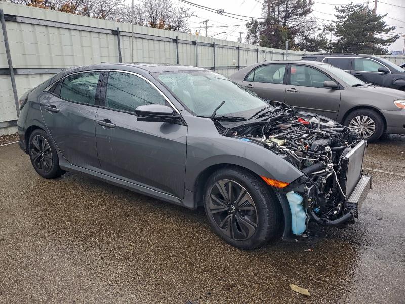 SHHFK7H57HU224407 - 2017 HONDA CIVIC EX GRAY photo 4