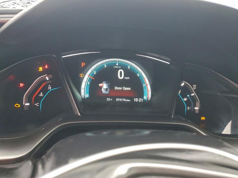 SHHFK7H57HU224407 - 2017 HONDA CIVIC EX GRAY photo 9