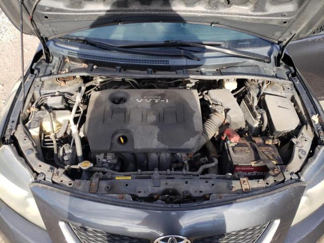 2T1BU4EE1AC298073 - 2010 TOYOTA COROLLA BASE Gris foto 11