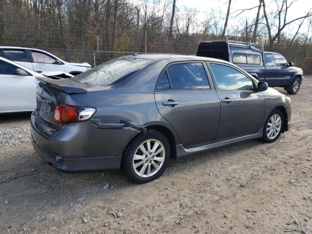 2T1BU4EE1AC298073 - 2010 TOYOTA COROLLA BASE Gris foto 3