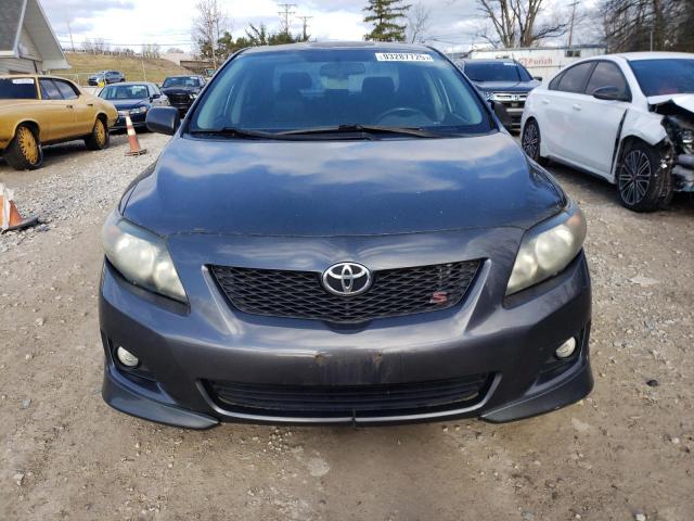 2T1BU4EE1AC298073 - 2010 TOYOTA COROLLA BASE Gris foto 5