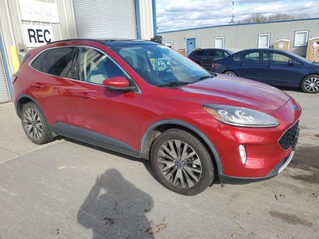 1FMCU9J90LUA45192 - 2020 FORD ESCAPE TITANIUM RED photo 4