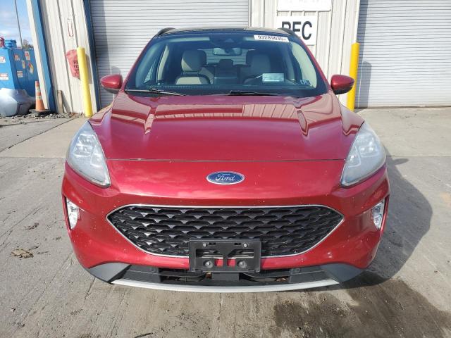 1FMCU9J90LUA45192 - 2020 FORD ESCAPE TITANIUM RED photo 5