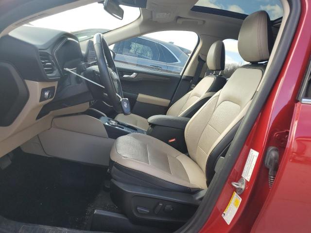 1FMCU9J90LUA45192 - 2020 FORD ESCAPE TITANIUM RED photo 7