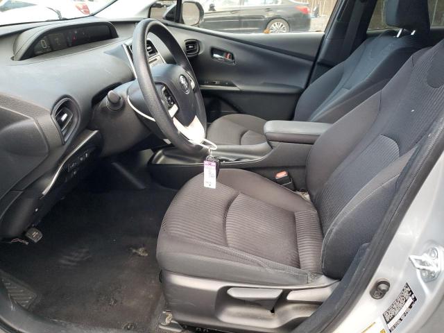 JTDKBRFU0J3075007 - 2018 TOYOTA PRIUS ვერცხლისფერი ფოტო 7