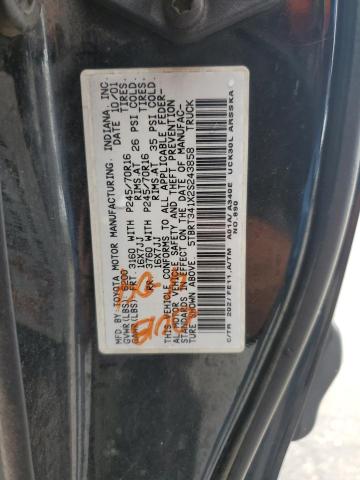 5TBRT341X2S243858 - 2002 TOYOTA TUNDRA ACCESS CAB Чорний фото 12