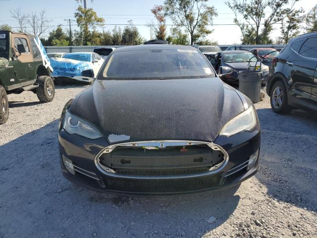 5YJSA1CN1DFP24726 - 2013 TESLA MODEL S BLUE photo 5