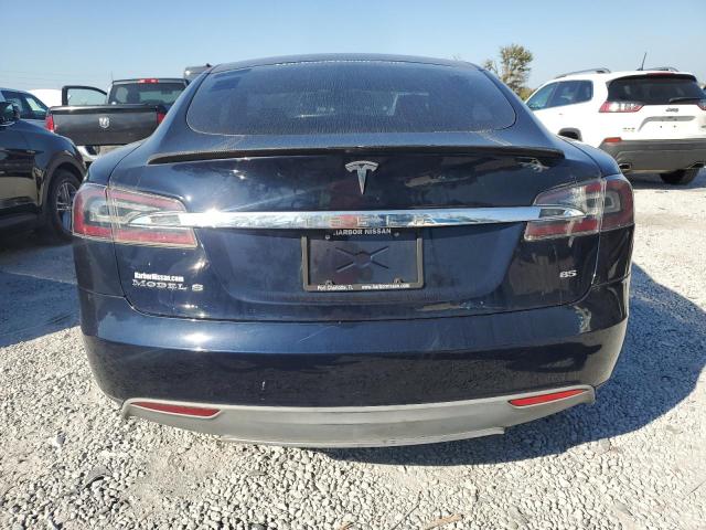 5YJSA1CN1DFP24726 - 2013 TESLA MODEL S BLUE photo 6