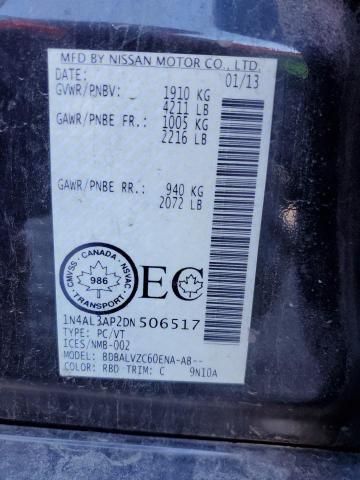 1N4AL3AP2DN506517 - 2013 NISSAN ALTIMA 2.5 Qara foto 12