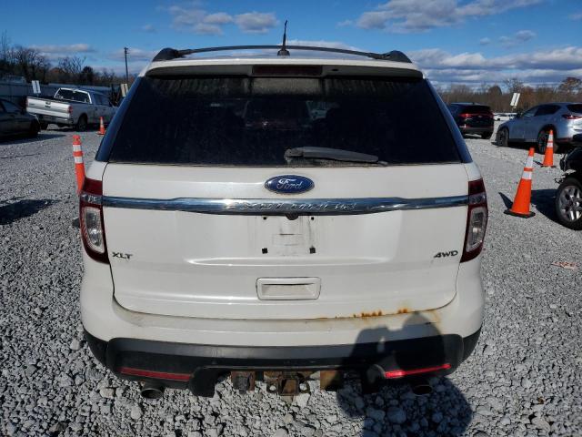 1FMHK8D8XCGA49001 - 2012 FORD EXPLORER XLT WHITE photo 6