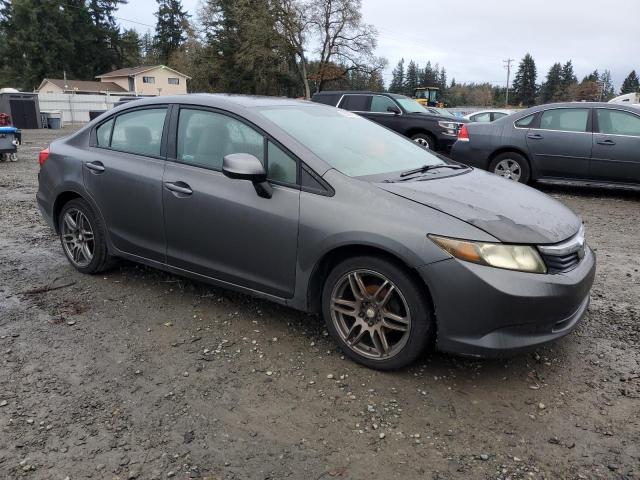 2HGFB2F59CH563553 - 2012 HONDA CIVIC LX GRAY photo 4