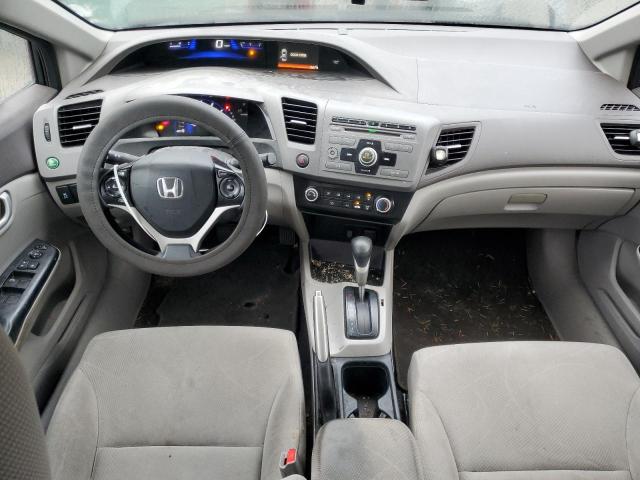 2HGFB2F59CH563553 - 2012 HONDA CIVIC LX GRAY photo 8