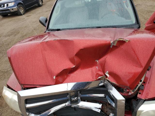 1D7HE22K16S522640 - 2006 DODGE DAKOTA ST RED photo 11