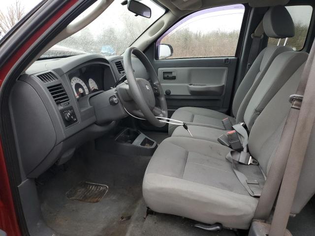 1D7HE22K16S522640 - 2006 DODGE DAKOTA ST RED photo 7