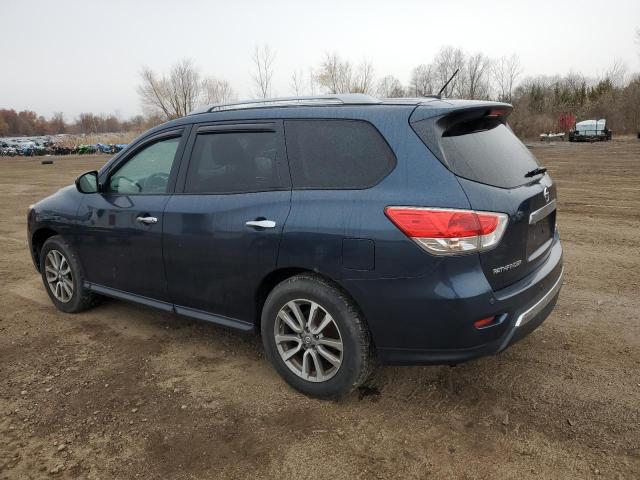 5N1AR2MM6DC610293 - 2013 NISSAN PATHFINDER S BLUE photo 2