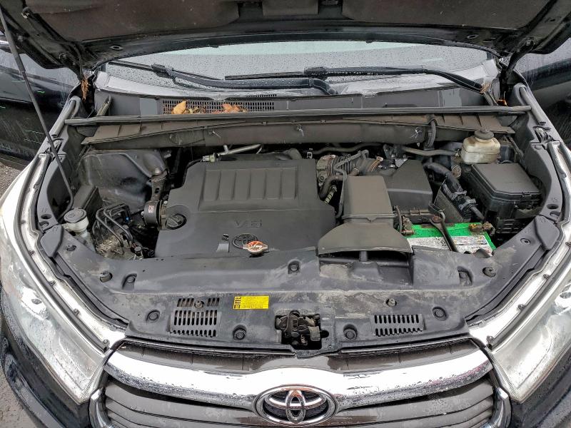 5TDJKRFH9GS261926 - 2016 TOYOTA HIGHLANDER XLE შავი ფოტო 12