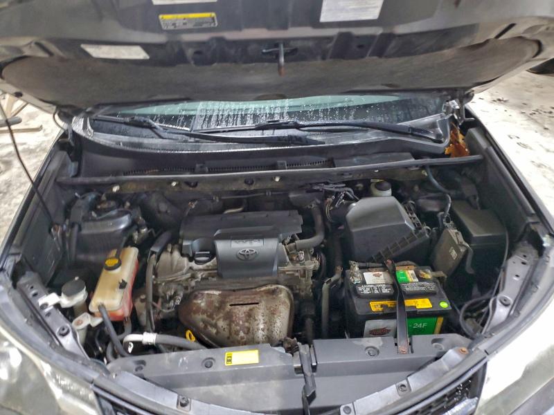 JTMRFREV3DD046841 - 2013 TOYOTA RAV4 XLE GRAY photo 12