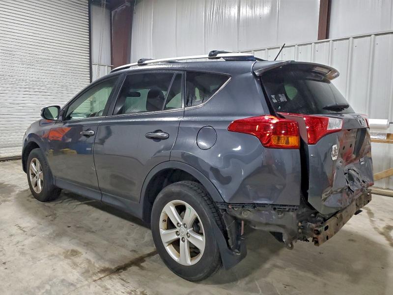 JTMRFREV3DD046841 - 2013 TOYOTA RAV4 XLE GRAY photo 2